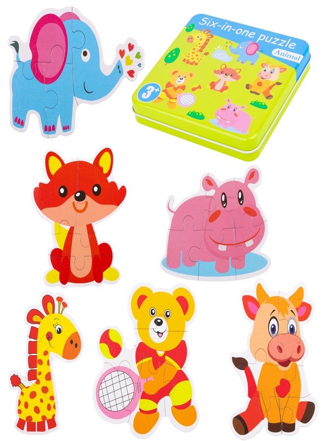 Lupro Jigsaw Puzzle Game for Kids 3+ Years | Educational & Fun Learning Puzzle Toy (BY-6pcs) - Image 1